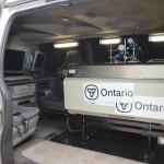 Inside the OME Mobile Air Monitoring Unit Van